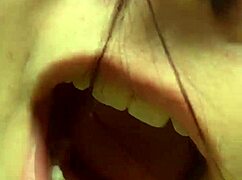 Young beauty sucks naked in nature