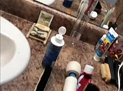 this natural pawg casually plays with her tight wet pussy