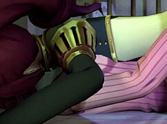 Takeba and Mitsuru explore lesbian hentai desires in steamy 3D action.