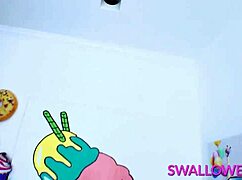 harley king swallows deep 😍