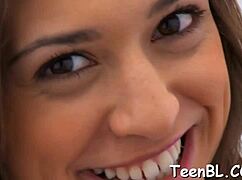 Teen engages in sensual and wild penis sucking leading to deepthroat and cumshot