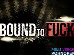 Blonde dominates her slave