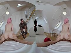 Virtual taboo double blowjob in cosplay 😈