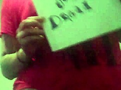 why don't you watch this hot white babe tease her huge tits?