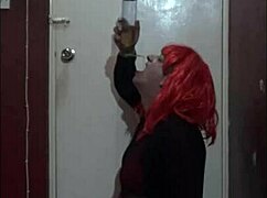 Shy Bisexual Crossdressing Gay Mark Wright Desperately Wants To Try Another Man's Piss While Swallowing His Own In Thong And Stockings.