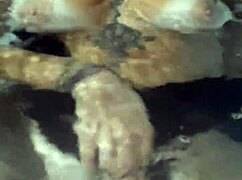 Rasta Woman Enjoys Bath Time