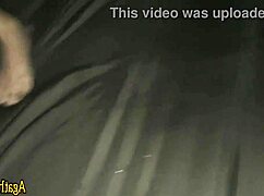 Latina milf handjob outdoors