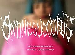 latina girl in pantyhose teases with her unique dildo