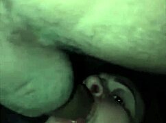 Watch this blonde swallow that big black cock whole?