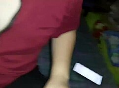 Asian babe gets mouth loaded with cum in deepthroat.