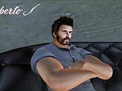 Passionate encounter in a fantasy world with interracial cartoon characters