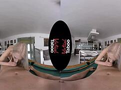 Virtual Taboo Game Where Blonde Shaved Girl Gives Blowjob Handjob In POV Sucking Challenge