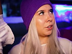 Colombian blonde shares webcam session with college couple