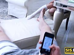 sis porn cheerful blonde finds lover tonight in stepbro