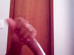 i stroke my cock alone, feeling the pleasure build up