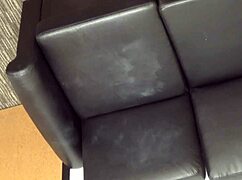 Zelda undergoes rough casting interview on the sofa with intense actions.