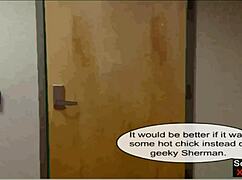 hey, nerdy 18yo teens gangbang their principal in classroom chaos... double penetration madness! 🥳