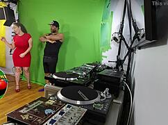 Part 5 BTS: Queen Rogue kneels for a massive BBC blowjob in a steamy encounter