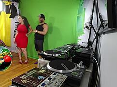 Part 5 BTS: Queen Rogue kneels for a massive BBC blowjob in a steamy encounter