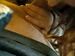 teen bitch giving sloppy blowjob for fun