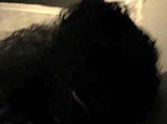 sloppybecky intensely sucks blak bois' monster cock in bathroom