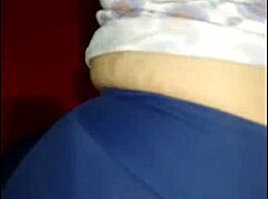 Latina bends over for doggystyle and cums hard