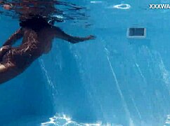 yorgelis strips down and lures the producer with her juicy latina curves