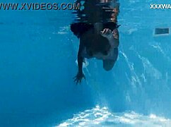 yorgelis strips down and lures the producer with her juicy latina curves