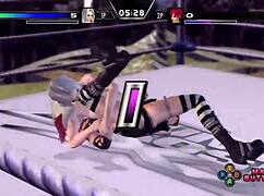 Candy Cane faces brutal ryona in Rumble Roses XX. Watch her destruction in HD wrestling action.