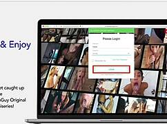 Freya Squeezes and Strokes My Dick Until Huge Load Explodes