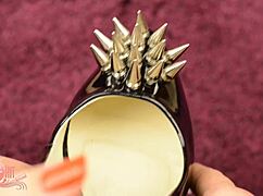 i can't believe how i manage to afford these spike high heels for my big feet in bdsm play even on a small budget, it's amazing!