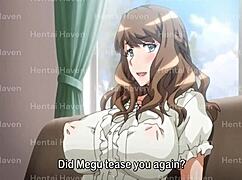 step sister jerks off after grabbing boobs