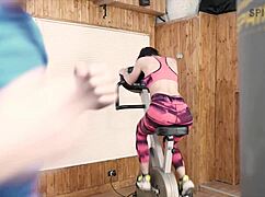 Athletic Couple Jessy Jey Engages In Gym Sex With Blowjob Swallow Missionary Cowgirl Riding