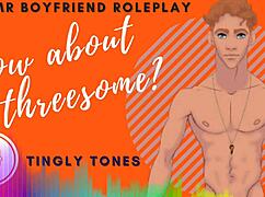 Imagine A Hot Threesome With Your Boyfriend In This Roleplay!