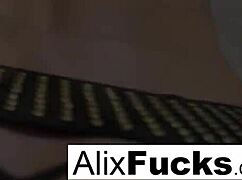 Imagine Alix Lynx Teasing Her Pussy With A Toy.