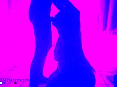 She knelt down and sucked his dick until he came hard in her mouth.