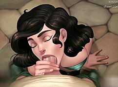 That sexy slut lets me cum in her mouth on busy street