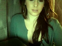 Beautiful transsexual engages in subtle teasing on camera