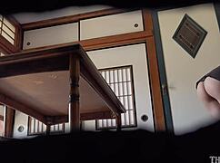 japanese babe tsukasa kamimae teasing with small tits and ass