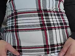 Hot teacher with big tits and booty getting off with wild toy play