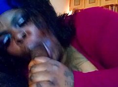 sloppy deepthroat blowjob on monster black cock by teen swallowyounia 😈