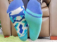 Femdom mistress teases big tits ass feet socks toes amateurs