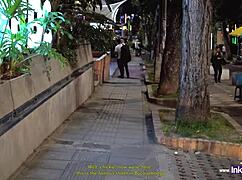 I spied on sara blonde in a colombian disco, watching her deepthroat and doggystyle action in an epic finale