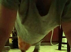 Intense workout session in a grey tee builds strength and endurance