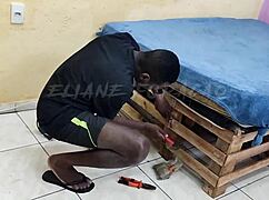 Teen Brunette Orgy in Lingerie with Sailor Test and Orgasm