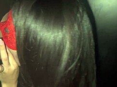 Young Crossdresser Sucks and Fucks at Gloryhole Swing House