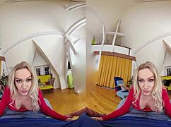 Czech Vr 328 Featuring Blonde With Huge Boobs