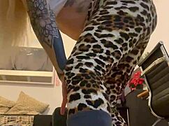 Amazing Alina With Blonde Tattoo Shows Off Her Body