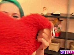 Tiny Emo Girl Rubs Pussy in Girl-to-Girl Action