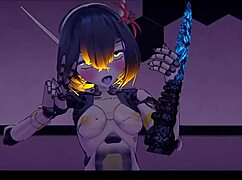 belky the robot gives quick joi instructions in 3d anime